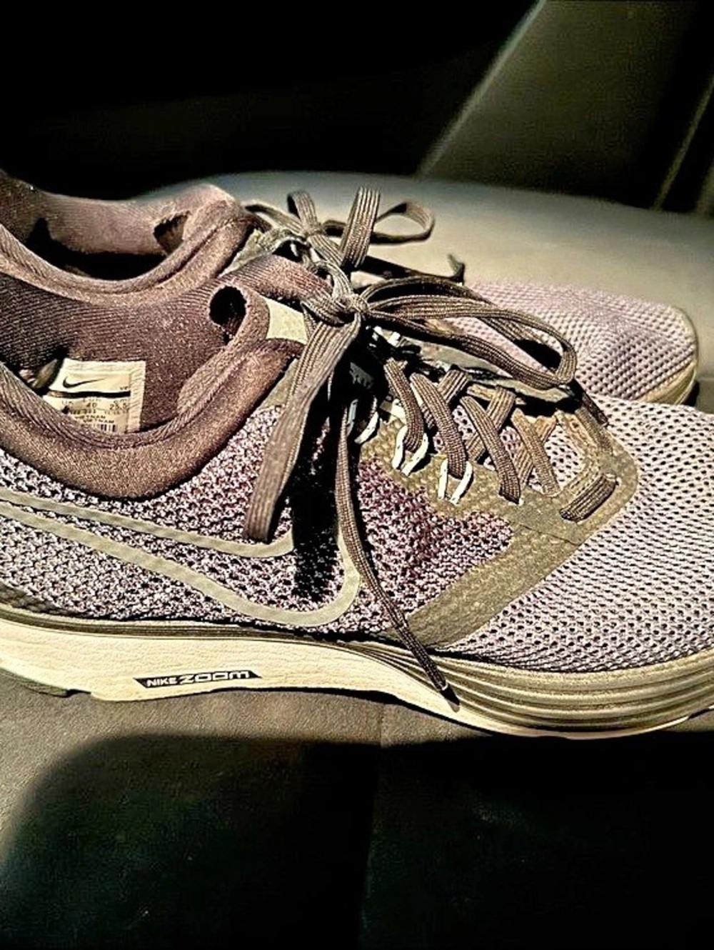 Nike Air Zoom Pegasus 34 Gray & Black Athletic Shoes